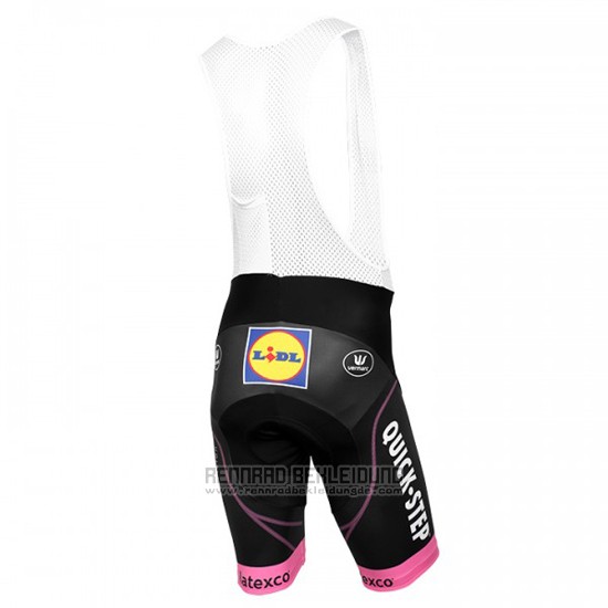 2016 Fahrradbekleidung Etixx Quick Step Rosa und Shwarz Trikot Kurzarm und Tragerhose - zum Schließen ins Bild klicken